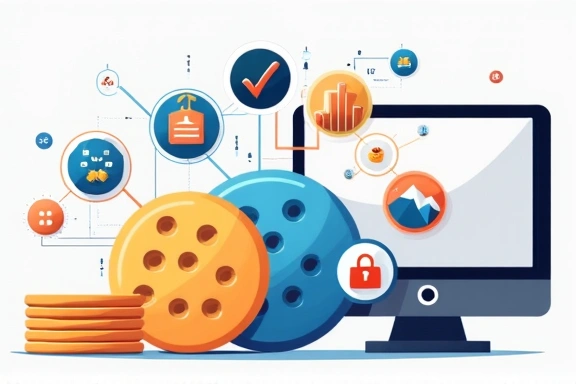 Illustration of third-party cookies coming from external services